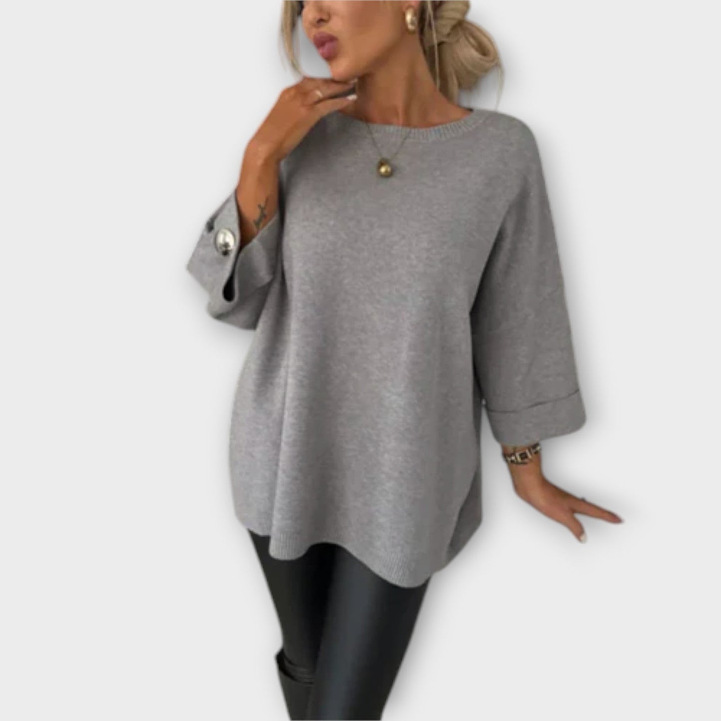 Scarlett™ | Elegant Striped Blouse