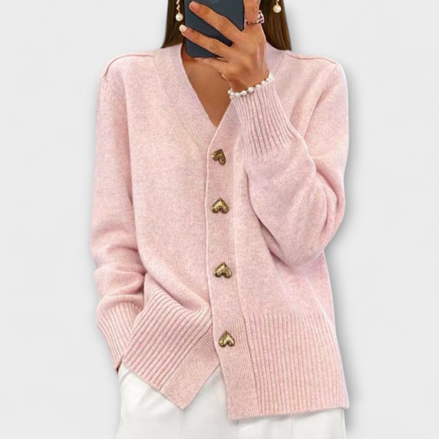 Aurora™ | Women’s V neck sweater with a vintage look