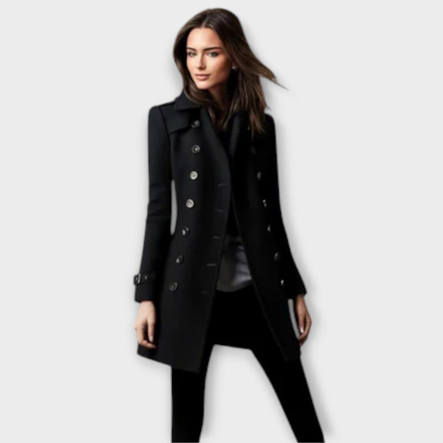 Evelyn™ | Double-breasted trench coat