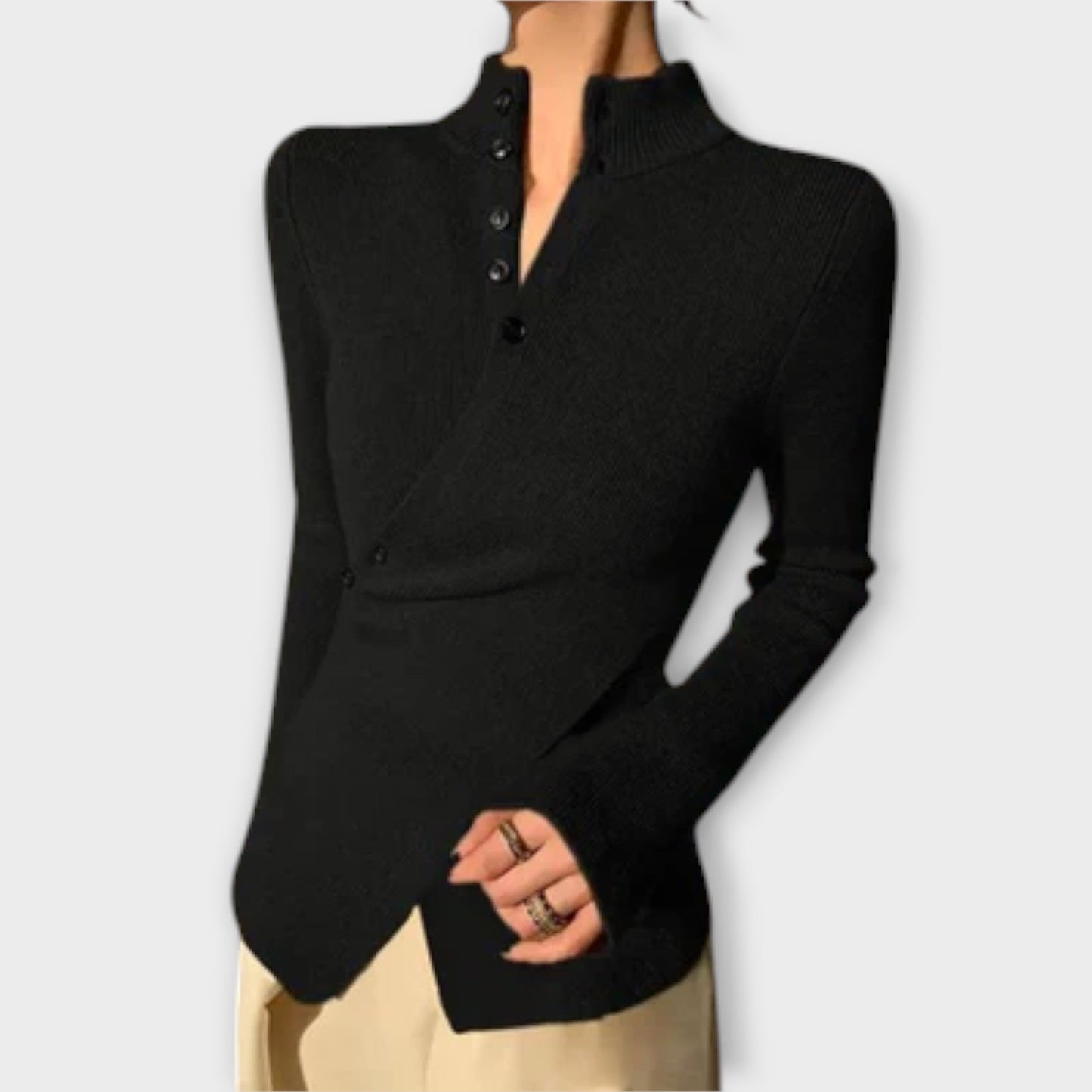 Amy™ | Elegant slim fit knitted sweater