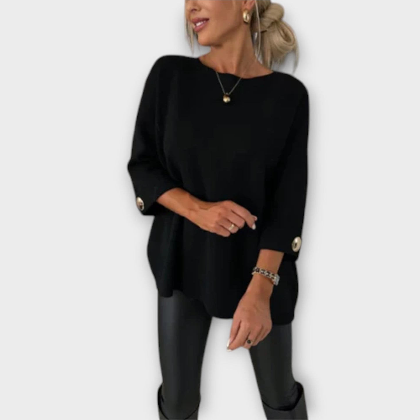 Scarlett™ | Elegant Striped Blouse