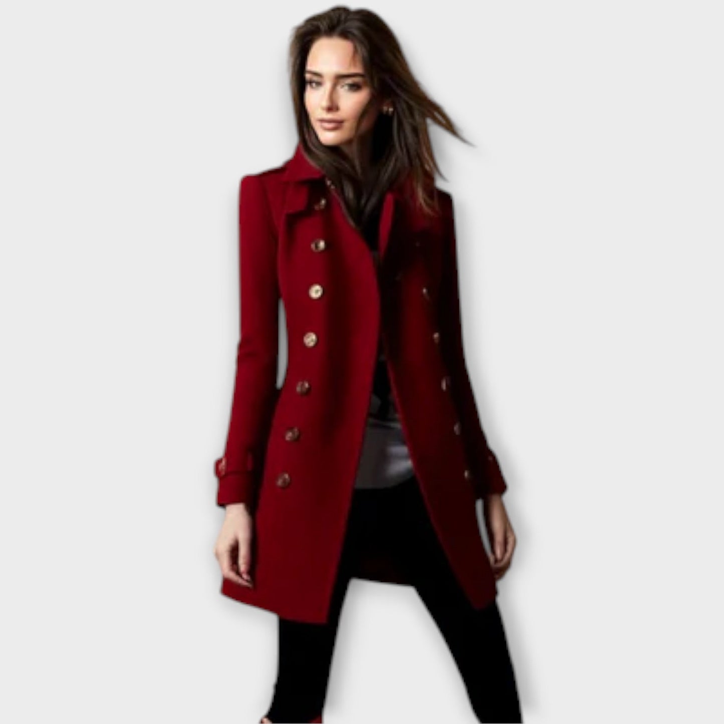 Evelyn™ | Double-breasted trench coat