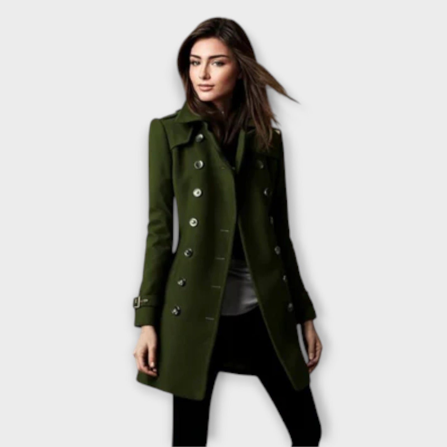 Evelyn™ | Double-breasted trench coat