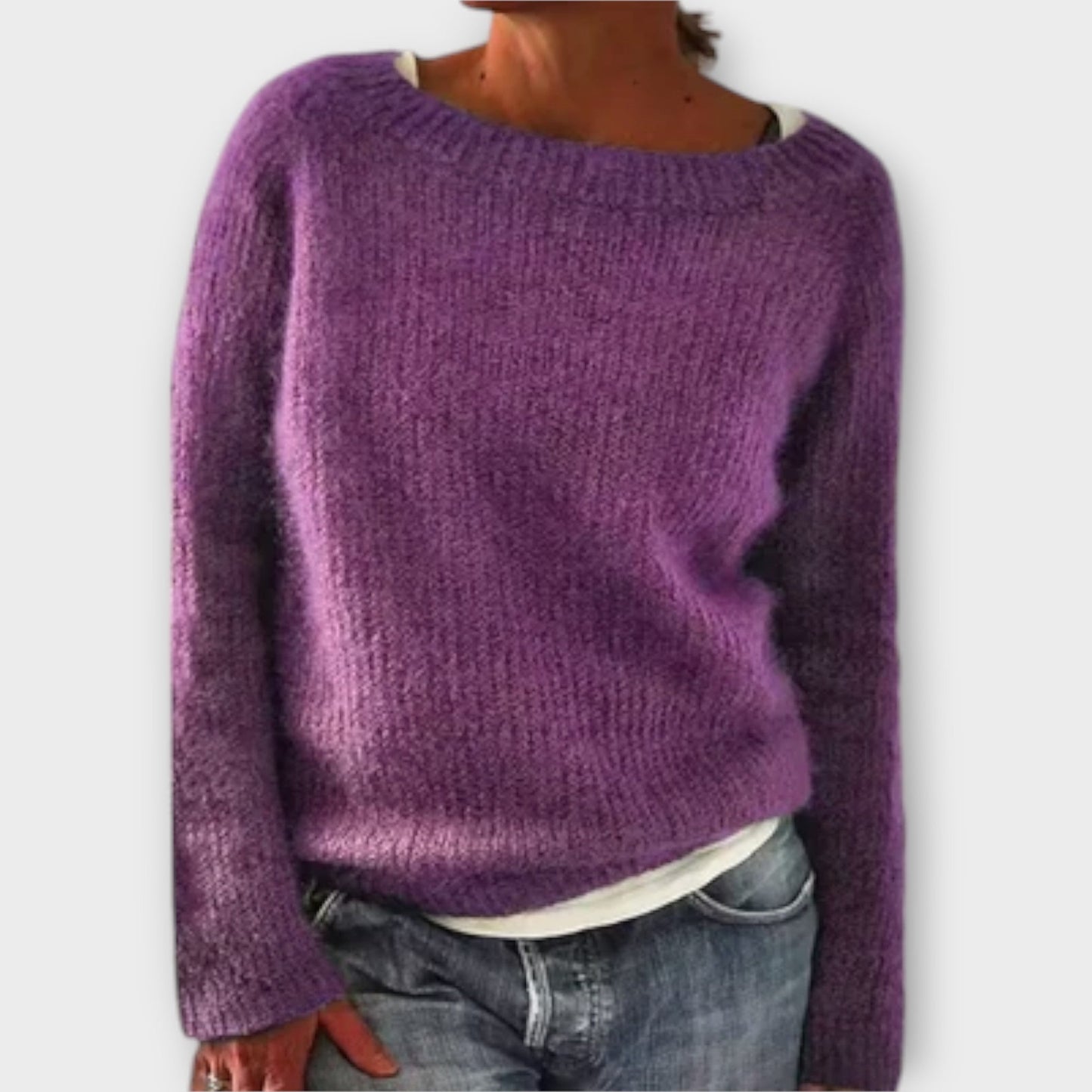 Aurora™ | Plain Knitted Sweater