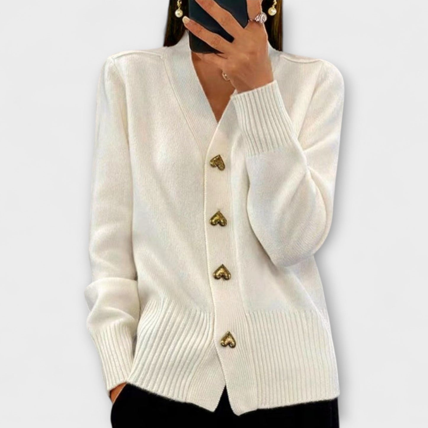 Aurora™ | Women’s V neck sweater with a vintage look