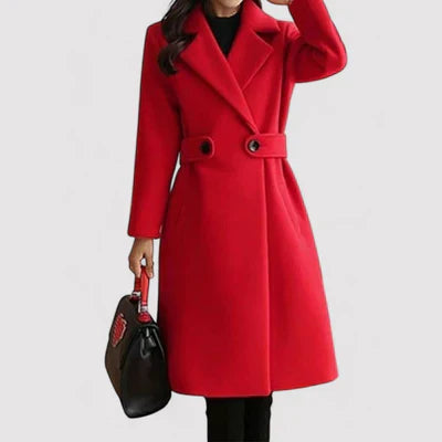 Isla™ | Wool coat with belt