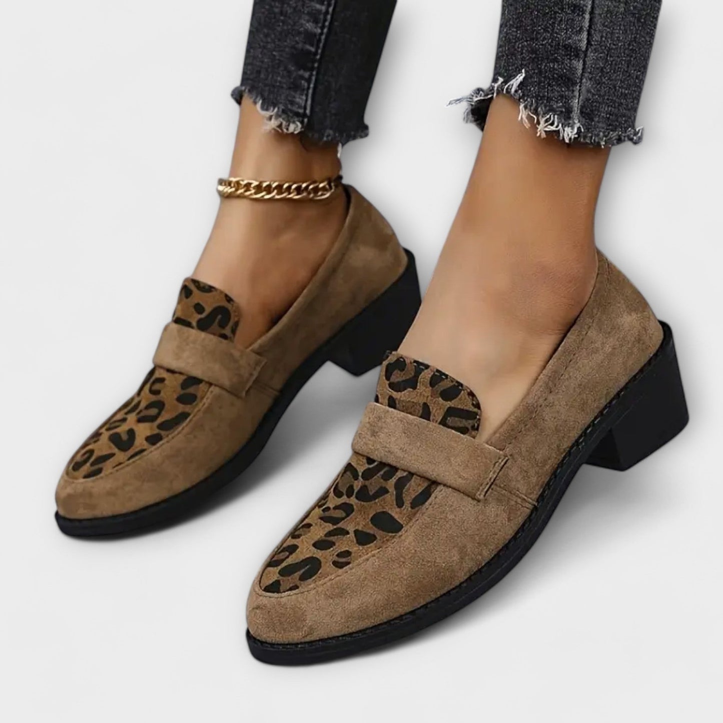 Sienna - Elegant Women's Shoes with Leopard Pattern