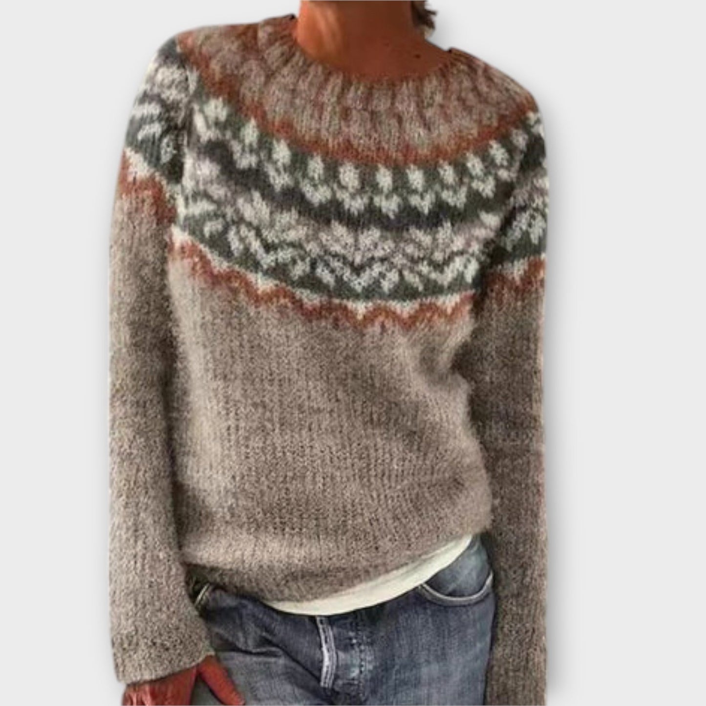Scarlett™ | Vintage knitted sweater for women