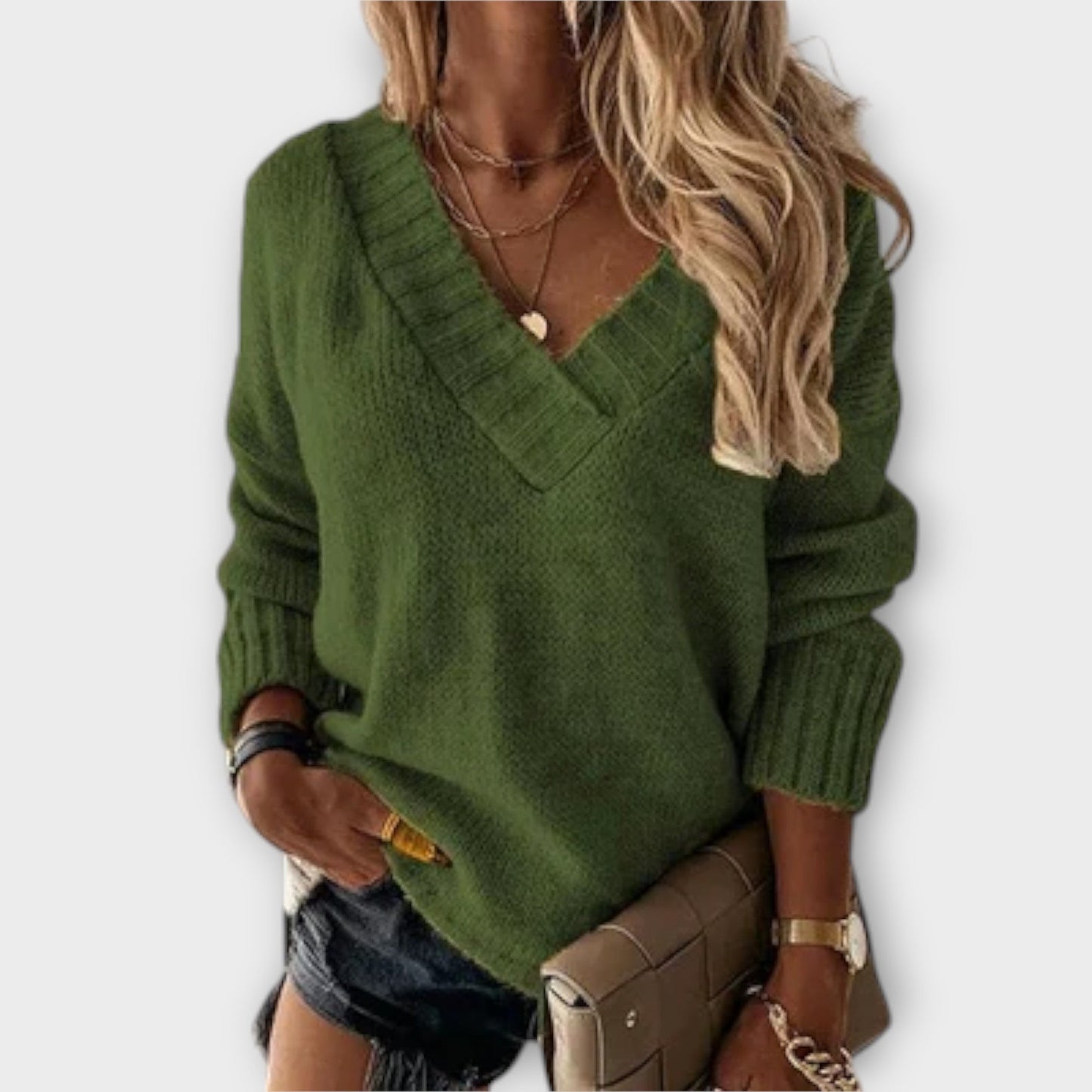 Scarlett™ | Cozy V Neck Sweater