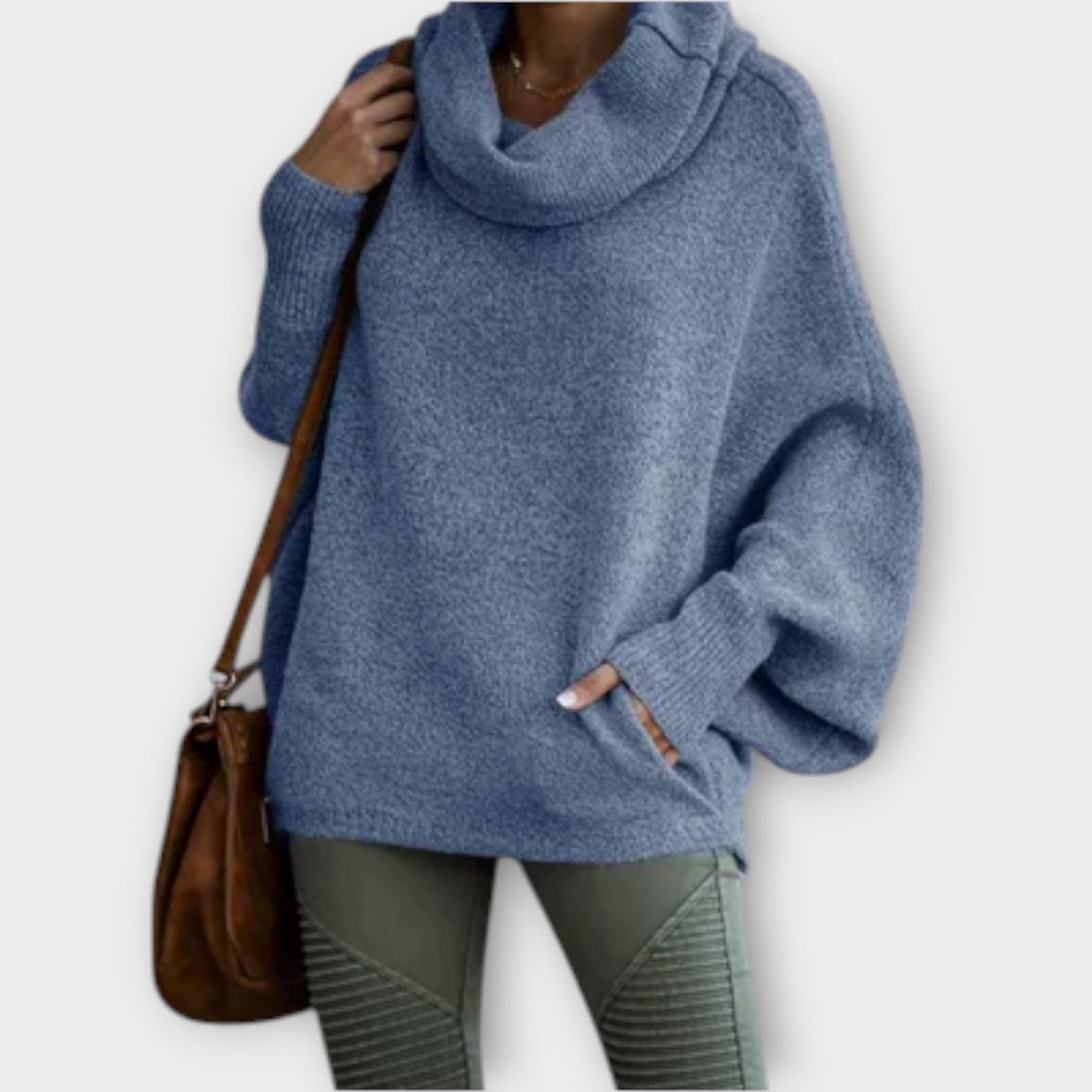 Scarlett™ | Elegant women's sweater in tortoiseshell