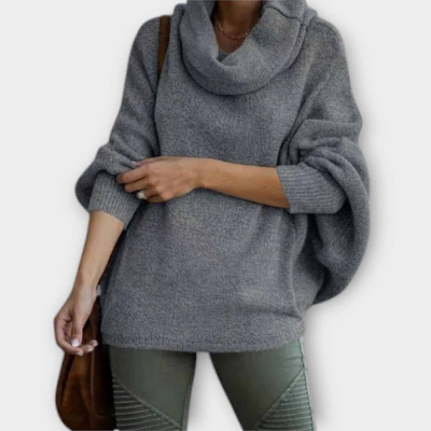 Scarlett™ | Elegant women's sweater in tortoiseshell
