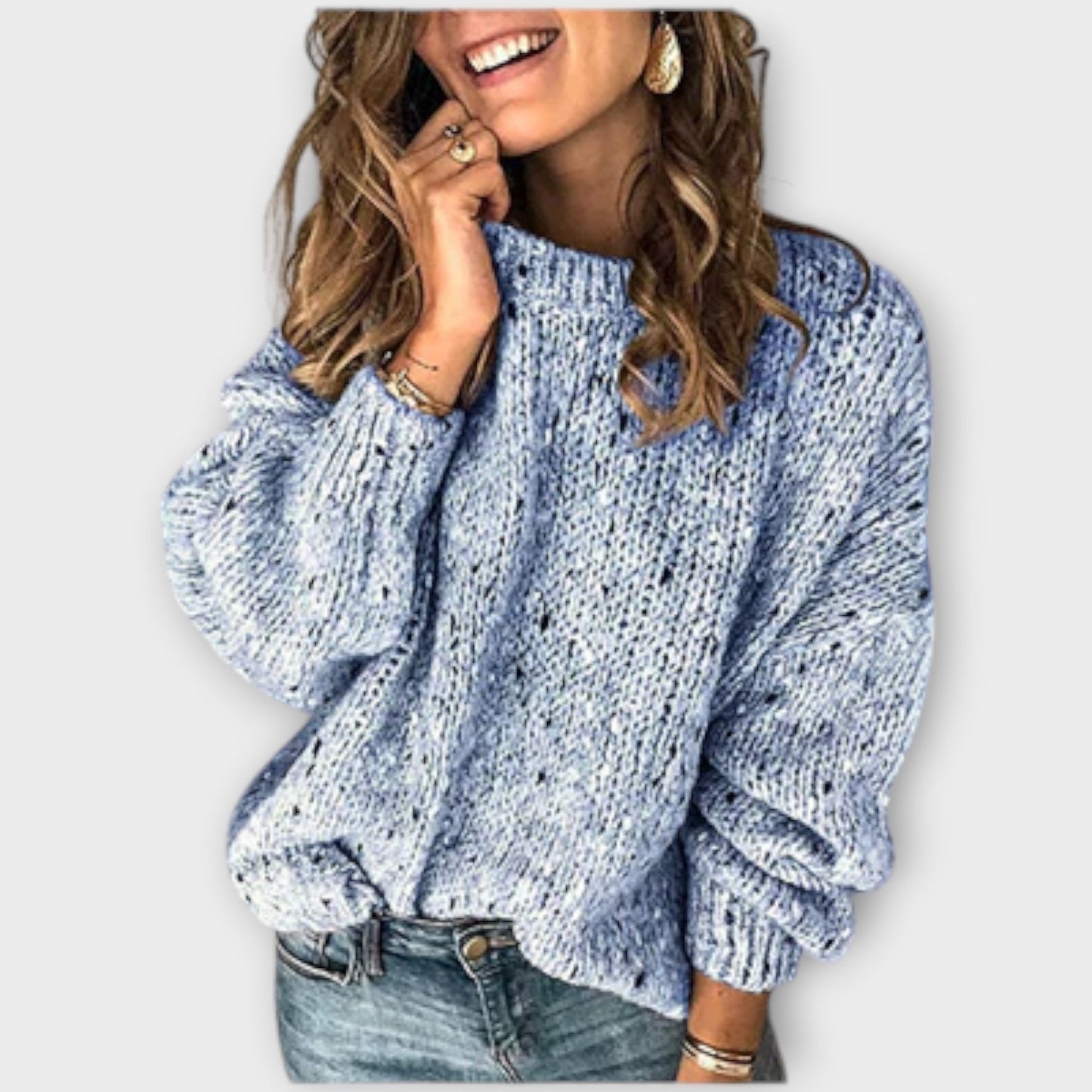 Scarlett™ | Cozy Retro Knit Sweater