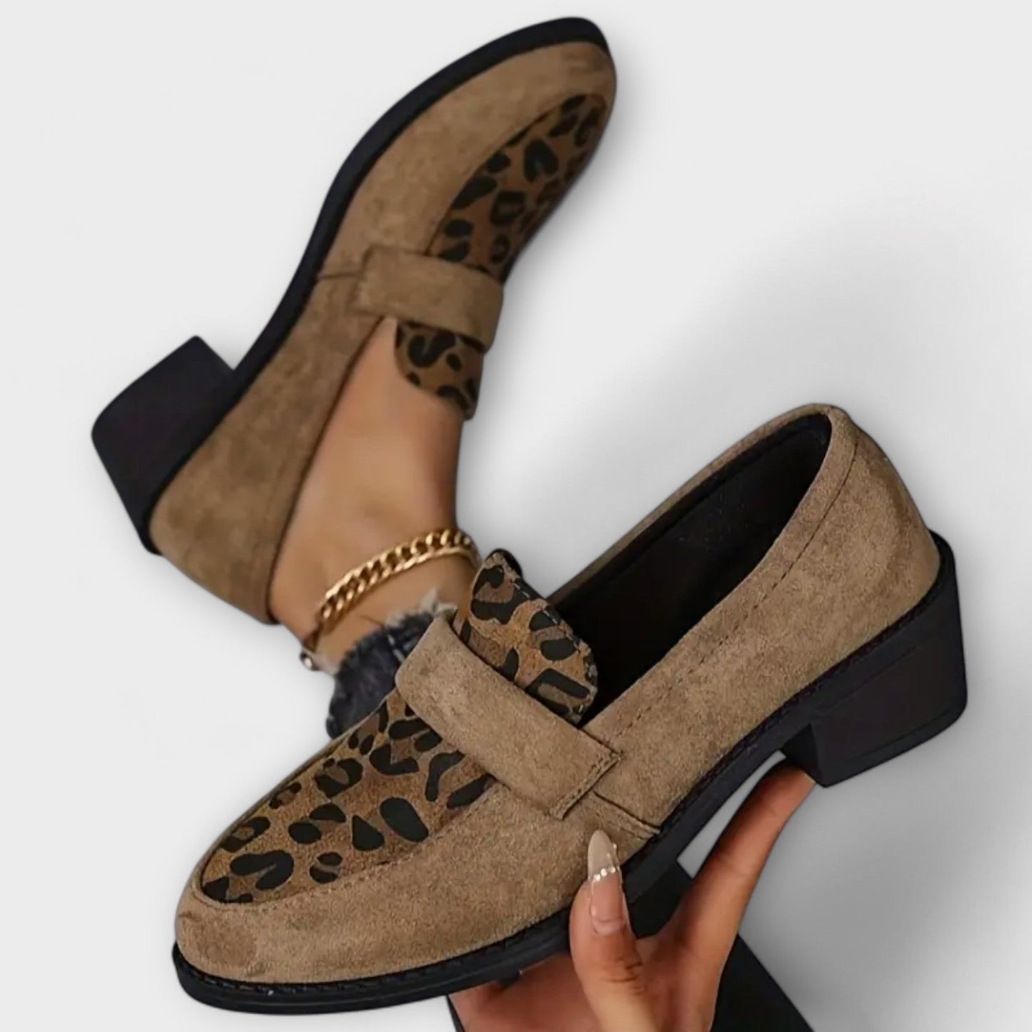 Sienna - Elegant Women's Shoes with Leopard Pattern