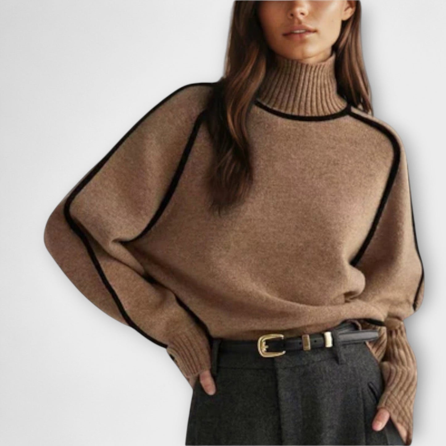 Evelyn™ | Soft & Elegant Turtleneck Sweater