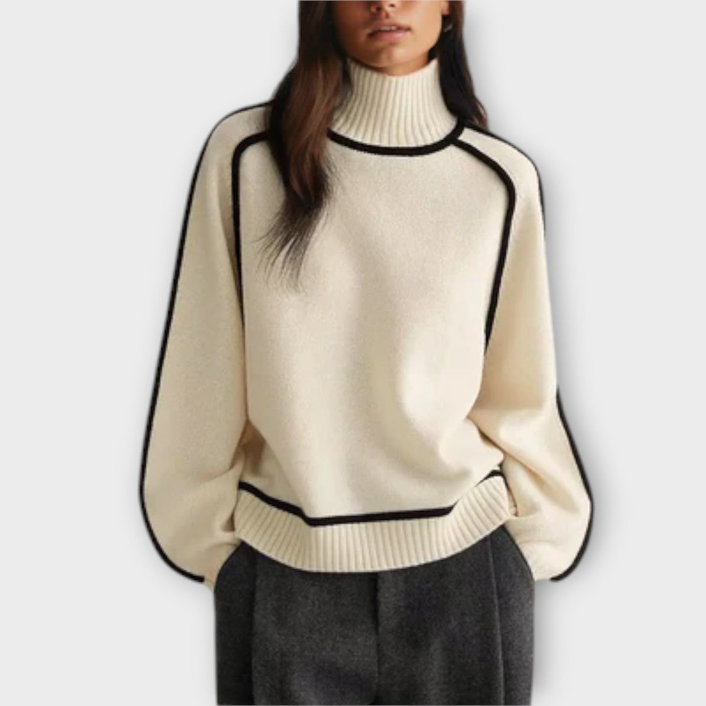 Evelyn™ | Soft & Elegant Turtleneck Sweater