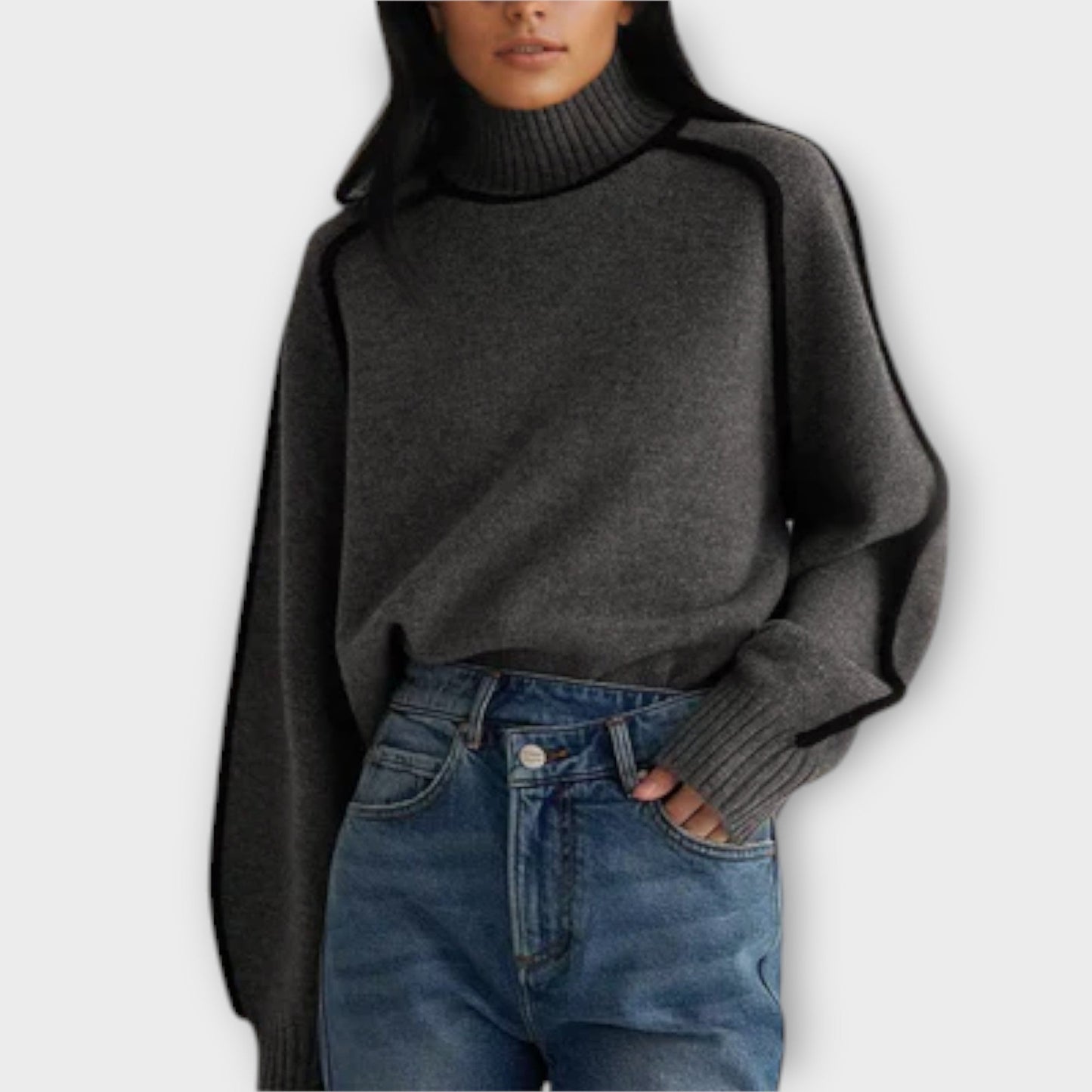 Evelyn™ | Soft & Elegant Turtleneck Sweater