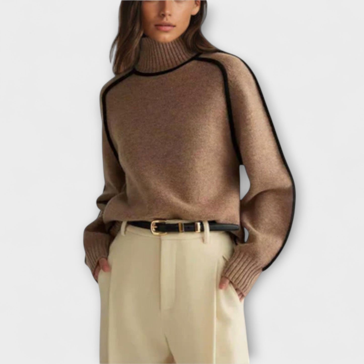 Evelyn™ | Soft & Elegant Turtleneck Sweater
