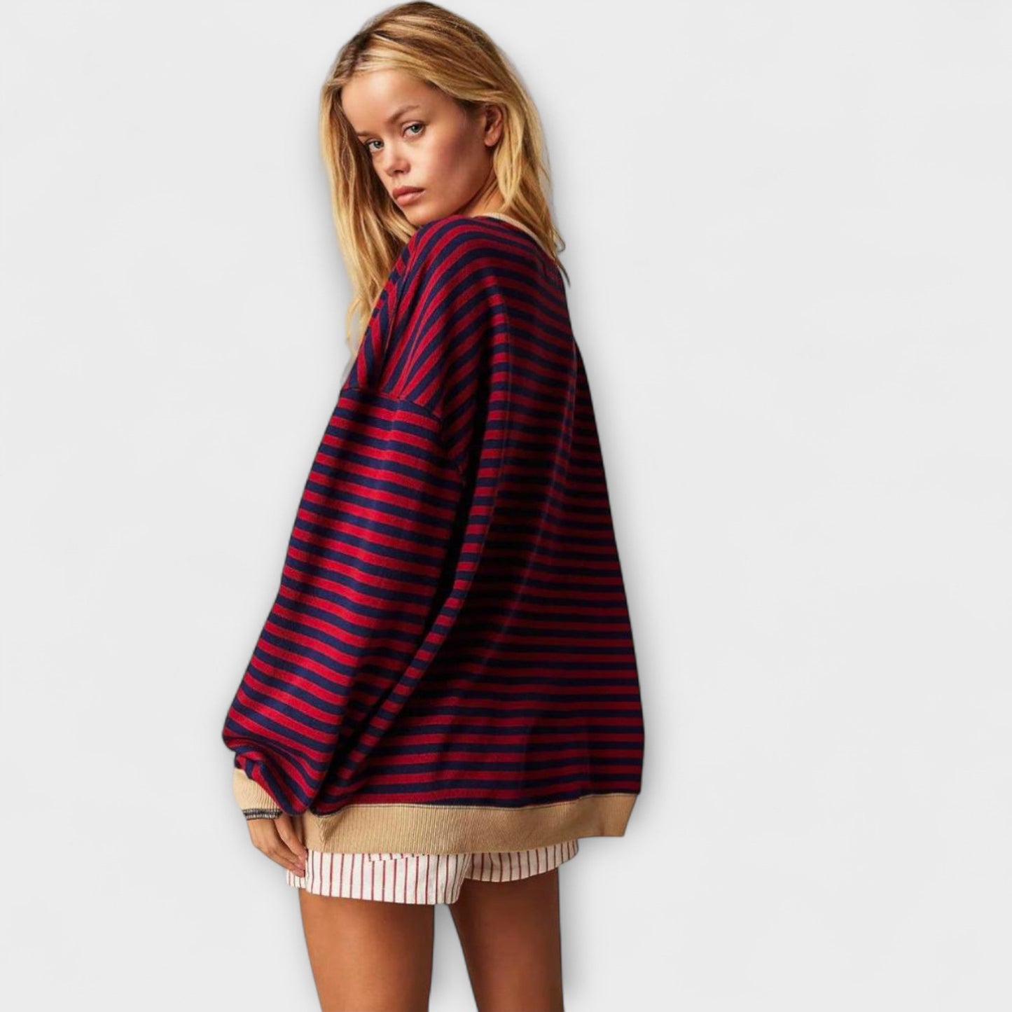 Amy™ | Striped Oversize Pullover
