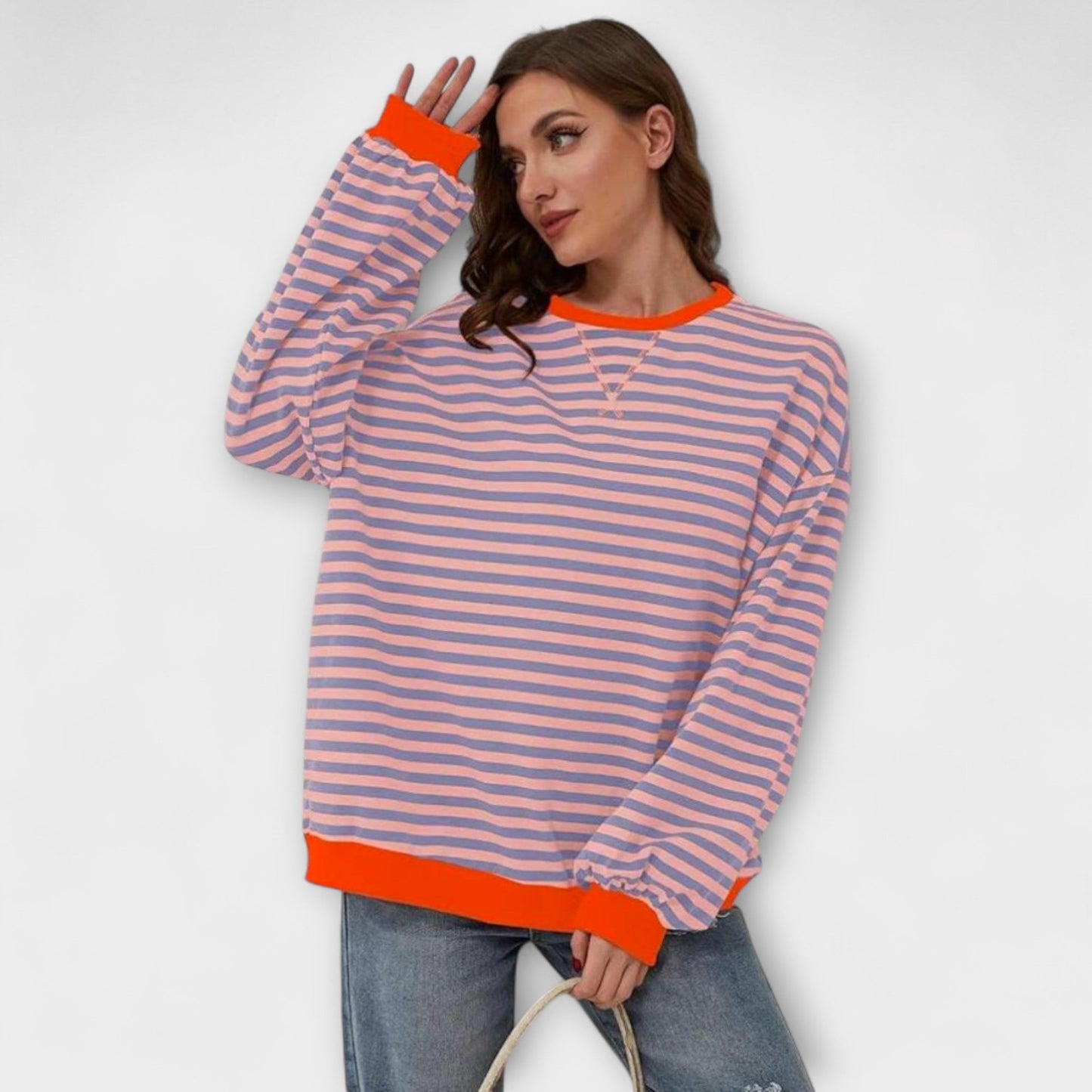 Amy™ | Striped Oversize Pullover