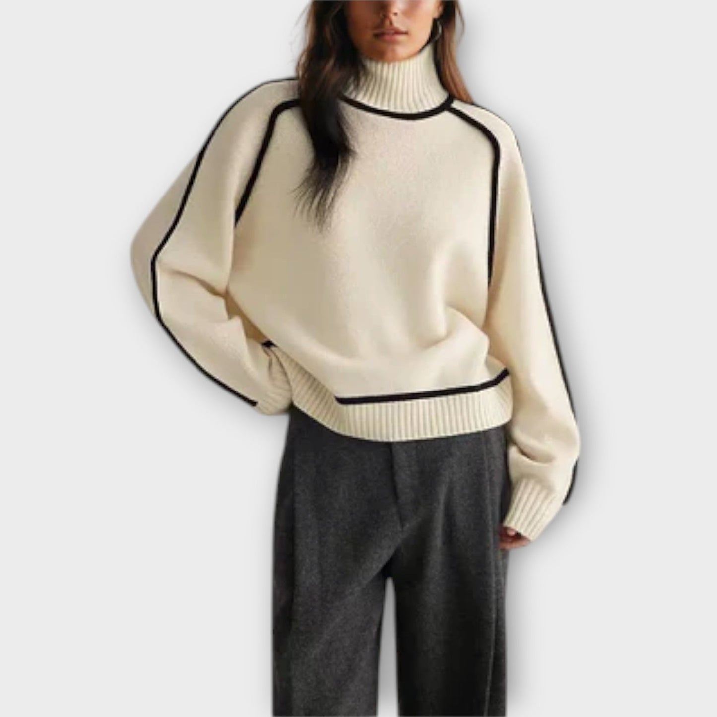 Evelyn™ | Soft & Elegant Turtleneck Sweater