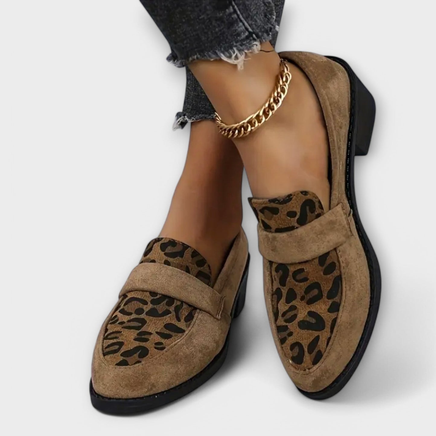 Sienna - Elegant Women's Shoes with Leopard Pattern