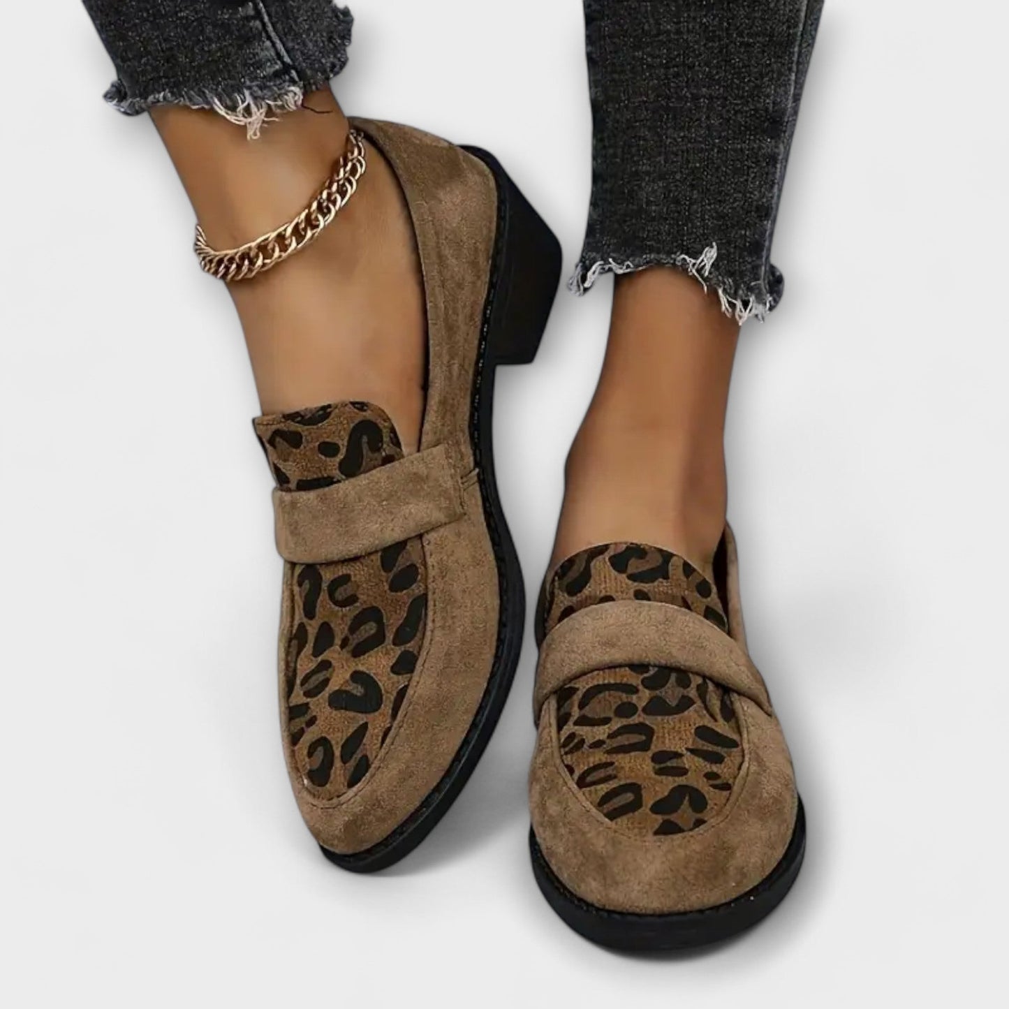 Sienna - Elegant Women's Shoes with Leopard Pattern