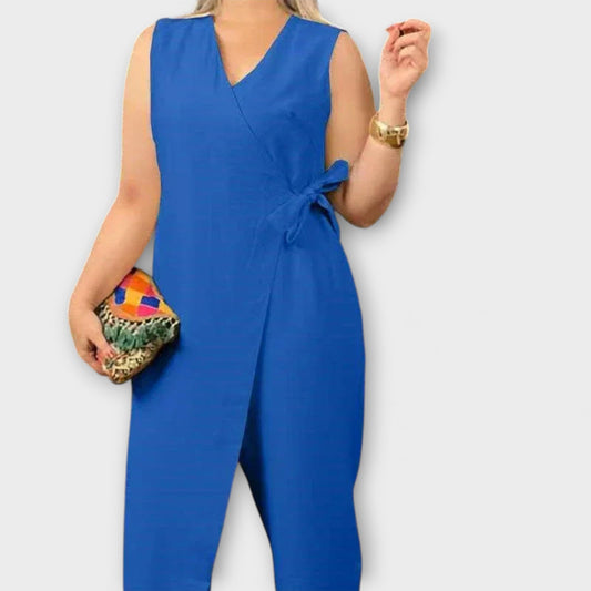 Scarlett™ | Chic V-Neck Jumpsuit
