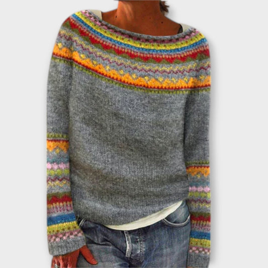 Scarlett™ | Vintage knitted sweater for women