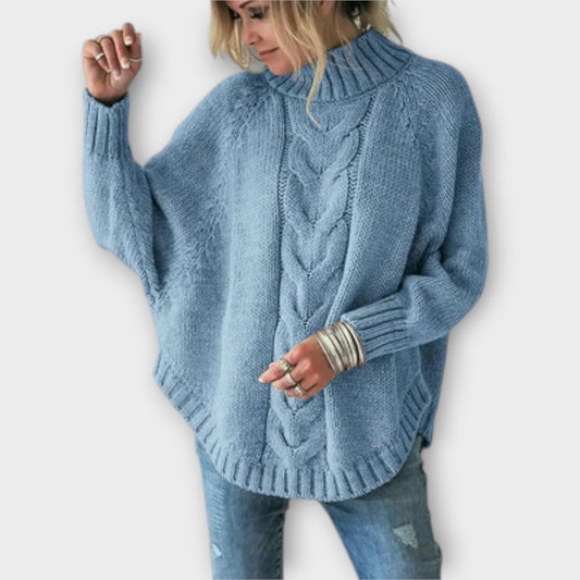 Isla™ | Knitted sweater with cable pattern
