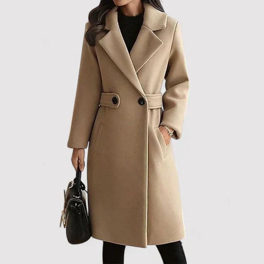 Isla™ | Wool coat with belt