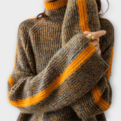 Isla™ - Vintage Knit Turtleneck Sweater