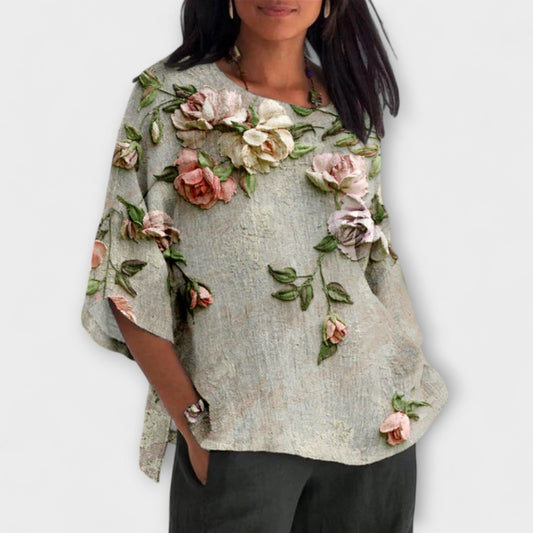 Amy™ | Floral Print Top