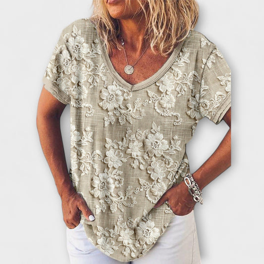 Amy™ | Blouse with floral pattern