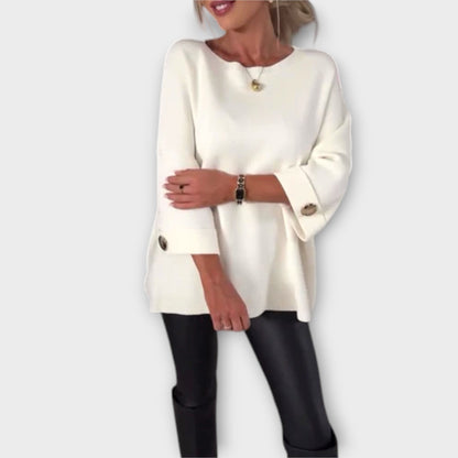 Scarlett™ | Elegant Striped Women's Top