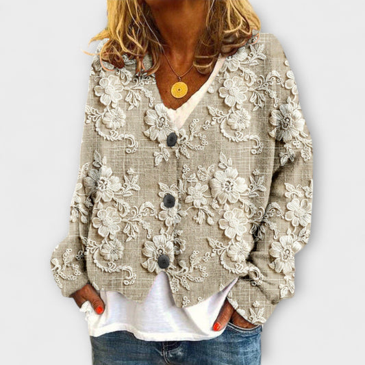 Evelyn™ | Floral Patterned Cardigan