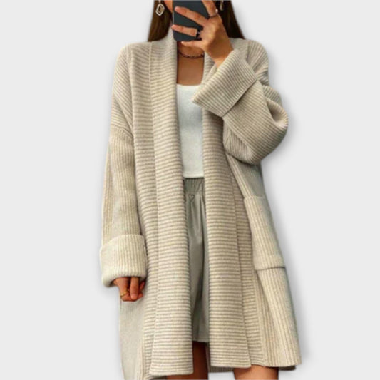 Scarlett™ | Long knit cardigan