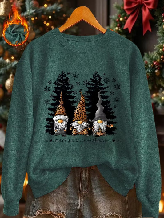 Women's Christmas Sweater Print Pullover