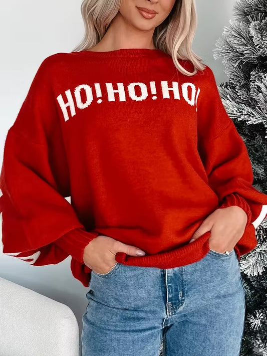 Women's Christmas Cardigan Knit Sweater