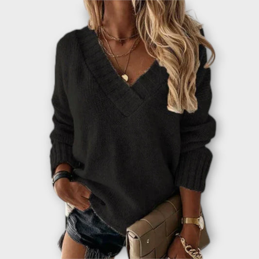 Scarlett™ | Cozy V Neck Sweater