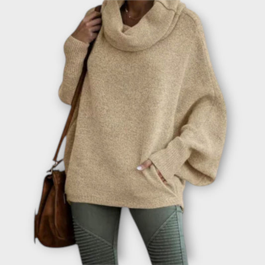 Scarlett™ | Elegant women's sweater in tortoiseshell