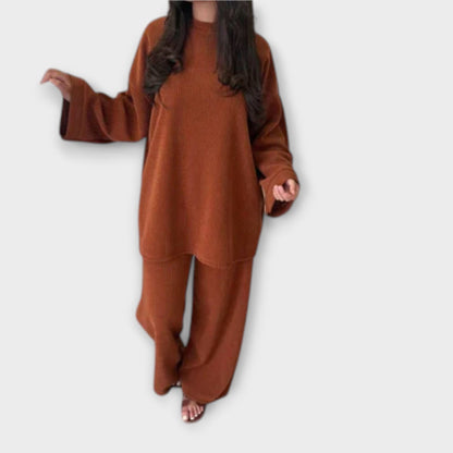 Evelyn™ | Oversized Ribbed Lounge Set